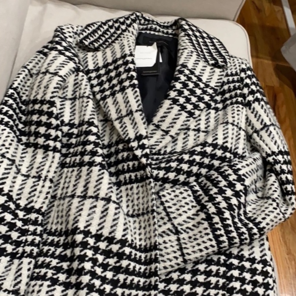 Banana Republic Houndstooth Coat - NWT - XS - Picture 2 of 3